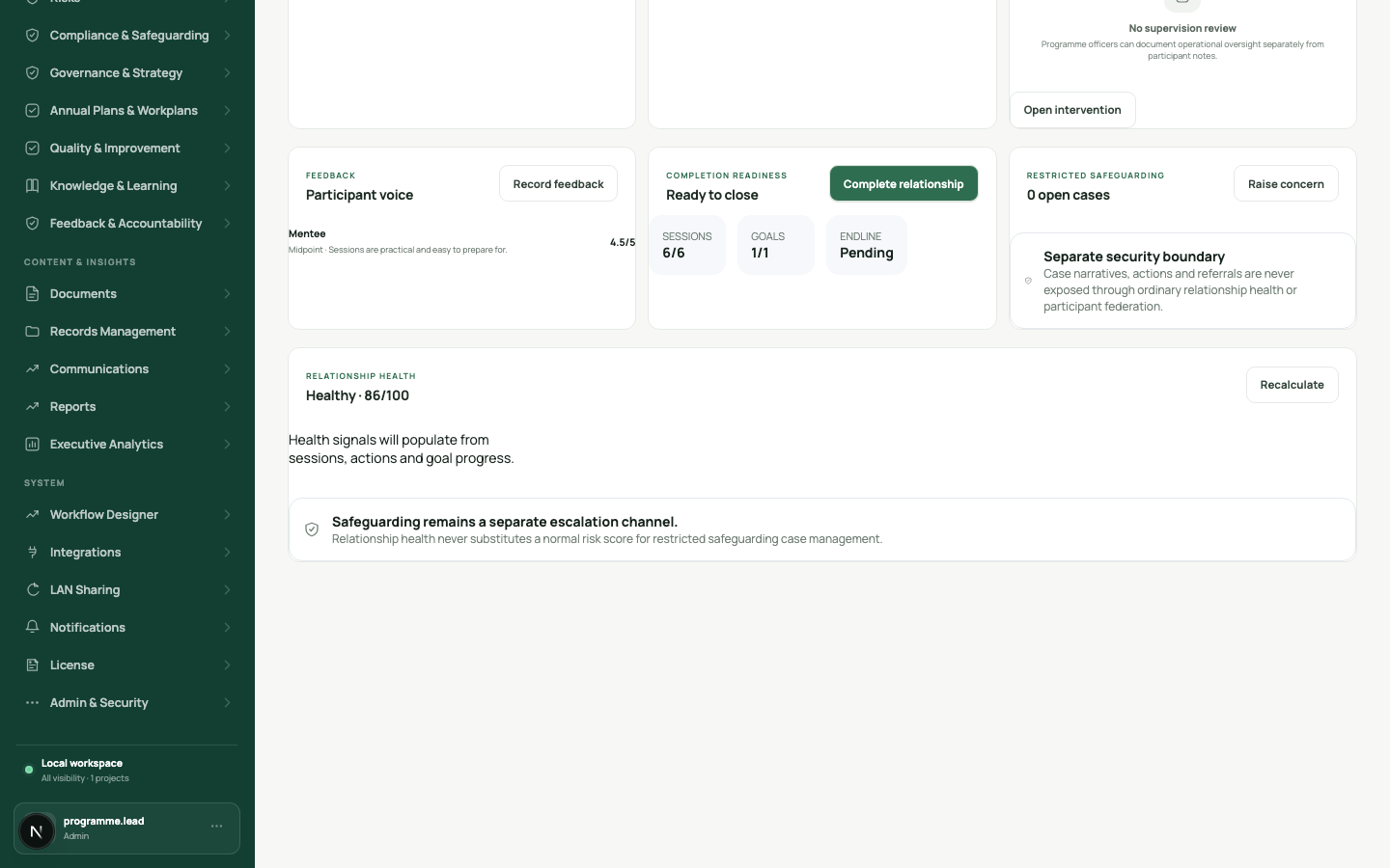 NGODesk Mentorship Relationship 360 for Kwame Asante and Ama Serwaa